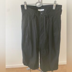 Sasquatchfabrix. Black Garment with Drawcord Detail